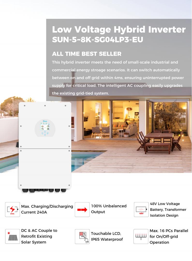 Low Voltage Hybrid InverterSUN-5-8K-SGO4LP3-EU_00